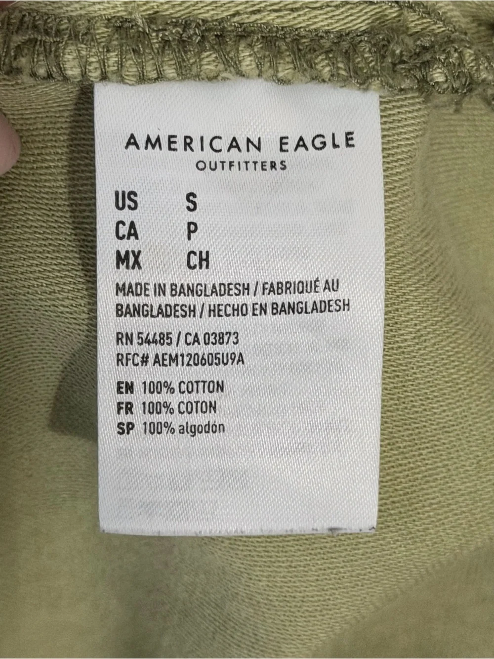 American Eagle Outfitters Olive Green Lightweight Utility Jacket